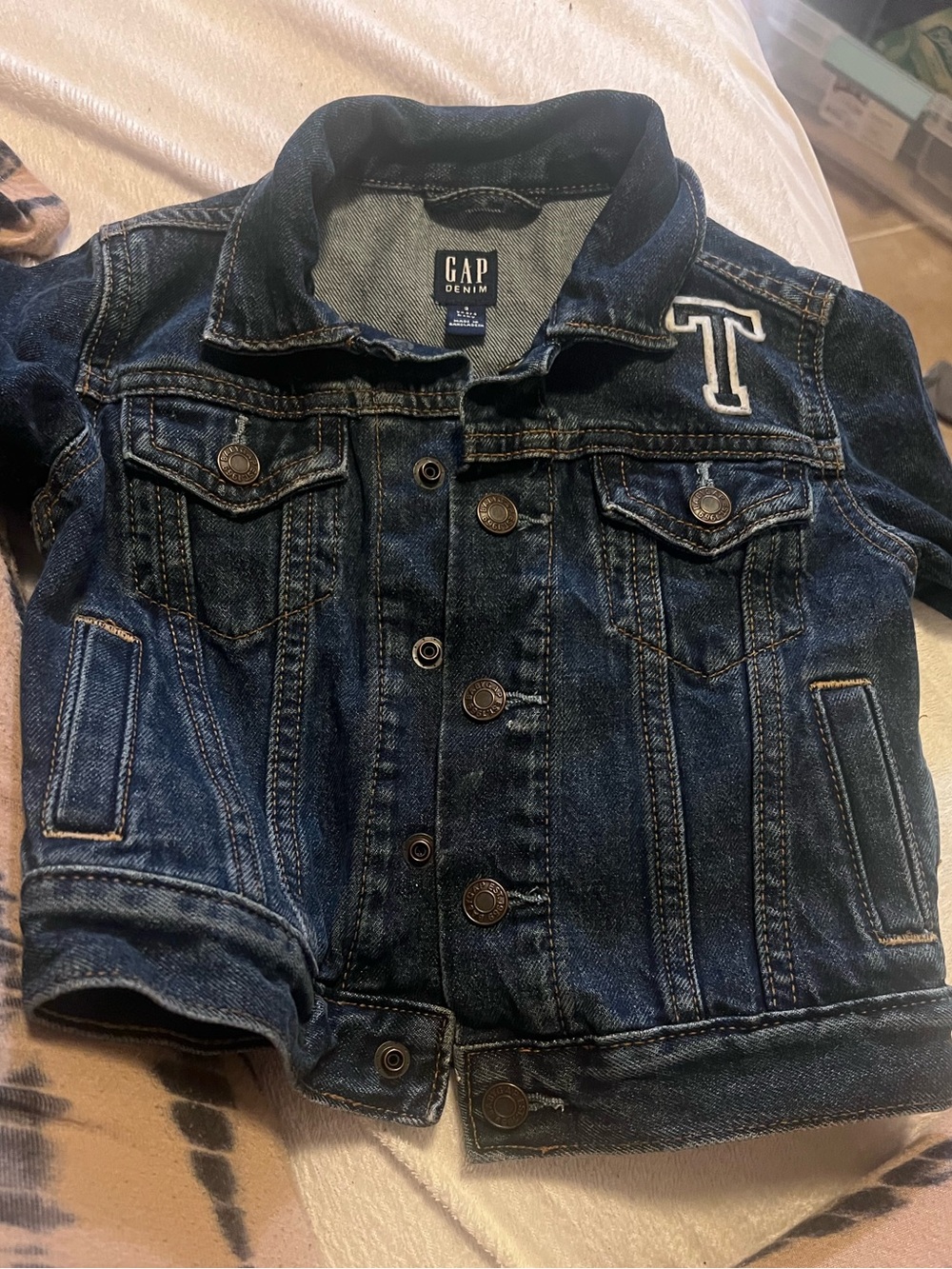 Custom toddler denim jacket